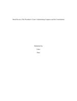 book review (the presidents czars: undermining