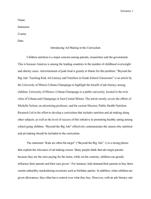 Analysis paper on this article article Beyond the big ads