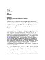 focus on literary criticism of August Wilson and his play