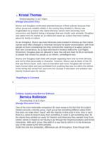 Module 3: Discussion 2-- Comparing and Contrasting Douglass and Munoz