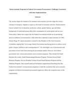 socio-economic programs in federal government proc