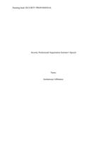 security professional organization seminars spe