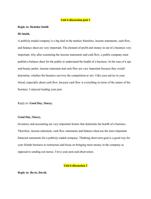 unit 6 discussion post 1 reply to: denisha smith h