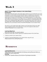 week 3  top of form bottom of form objectives we