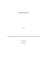 mini research prospectus  does whole language appr