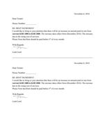 november 6, 2016 dear tenant: house number: ______