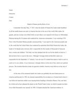 Essay: Writing About an Event or Incident in your life