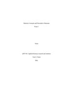 statistics concepts and descriptive measures week