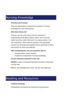 nursing knowledge structure and function take this