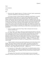 discuss Discuss how Mrs. Mallards behavior