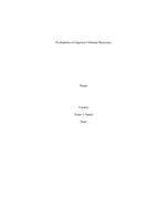 evaluation of agency's human resource   s   hum