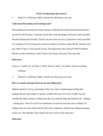 Discussion questions/paragraph format