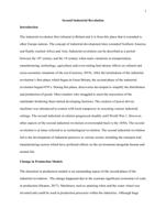 Write a thoughtful essay on the industrial revolution