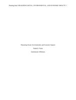 MGT 630 Module 06: Critical Thinking Measuring social