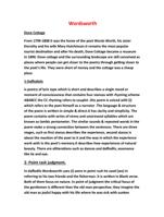 Wordsworth and Percy Shelley  poems, works and important questions