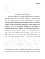 How social media affects young women self-esteem negatively