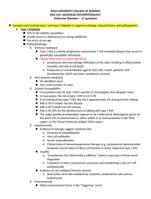 NSG 533--ADVANCED PATHOPHYSIOLOGY Endocrine Disorders  17 questions and answers