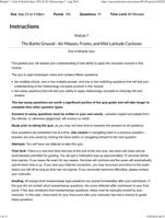 WEAX 201Module 7 End of Module Quiz Meteorology I Aug 2019