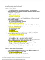 NURSE 360 ATI Practice Questions Mental Health Exam 3