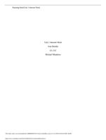 LG 312 Internet Work 1 Transportation and Distribution Systems