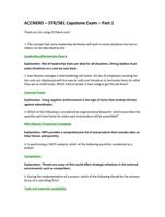 STR 581 Final Exam Set 1 2 3 Strategic Management