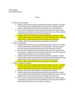 Psyc 3350-001 Exam 2 solutions