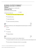 ACCOUNTING 1803 FINANCIAL ACCOUNTING Criminology Exam