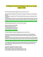 ATI Obstetrics Final Exam 100 Questions with Correct Answers Graded A+ 2022