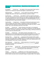 Advanced  Dysrhythmias  Questions And Answers  AllVerified