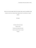 Color Palettes In Park And Andersons Films