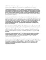 evaluation of competing theories about the past