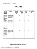 SAT1: Task 2  RCA and FMEA Table