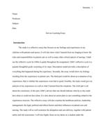 Service Learning Essay using the cycle by Gibbs