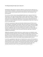 Short Essay about why graduating from high school is important