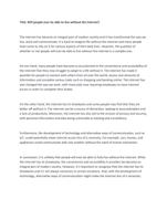 Short Essay about Will people ever be able to live without the Internet