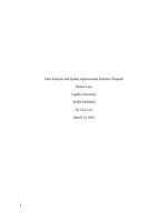 NURS FPX 6016 assessment 3-1 Data Analysis and Quality Improvement Initiative Proposal