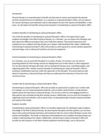 Volunteering at a physical therapists office