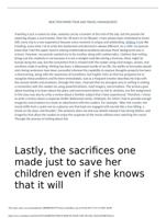 Sample REFLECTION PAPER IN TOUR AND TRAVEL MANAGEMENT (Document)