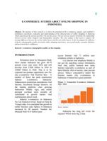 E-COMMERCE: STUDIES ABOUT ONLINE SHOPPING IN INDONESIA