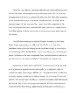 The White Whale and God: The Meaning Behind the Mask