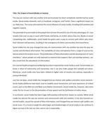 The Impact of Social Media in Society