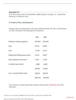 ACCY 501 B Final Exam - Accounting Analysis