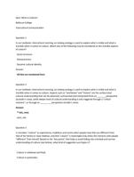 Intercultural communication quiz: what is culture