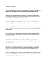 philippine presidence after independence