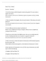 Week 11 Lab  Meiosis Exercise 1 - Questions 1. How did crossing over