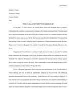 Noras relationship with Krogstad