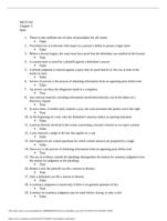 MGT-510 Chapter 3 Quiz - St. Joseph's College New York