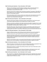 Discussion Questions about Business Communication