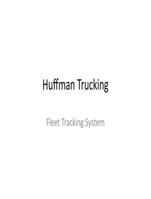 Fleet Tracking System Business Proposal PowerPoint