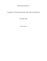 Math IA/ Essay for International Baccalaureate